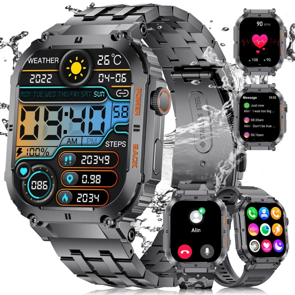 Montre intelligente notification