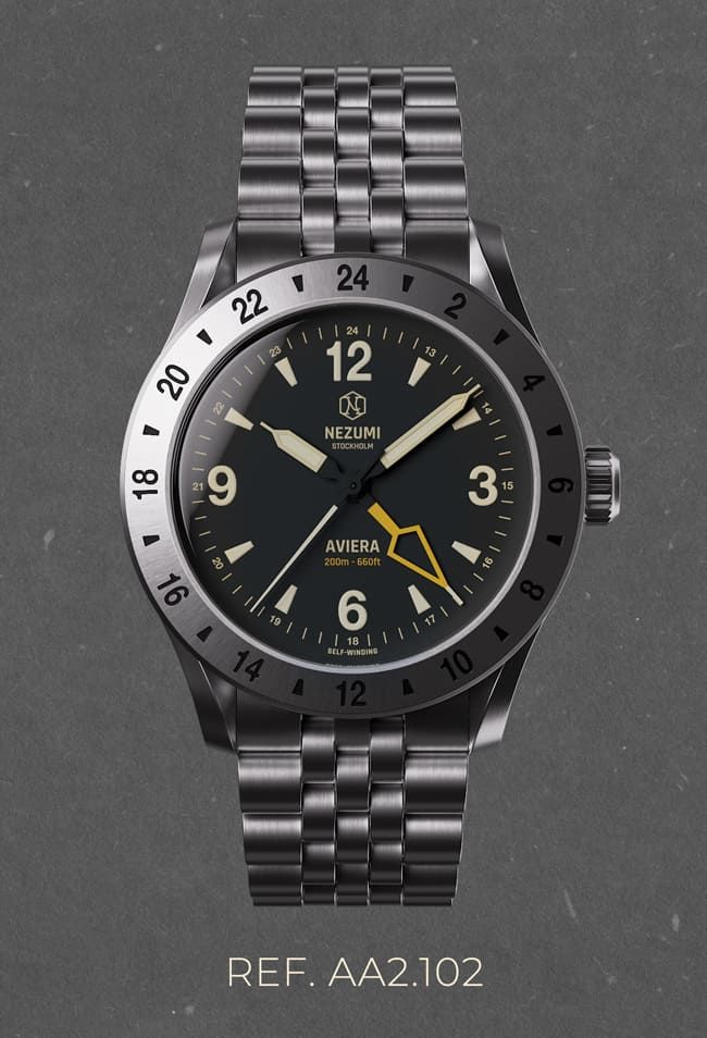 montre automatique GMT