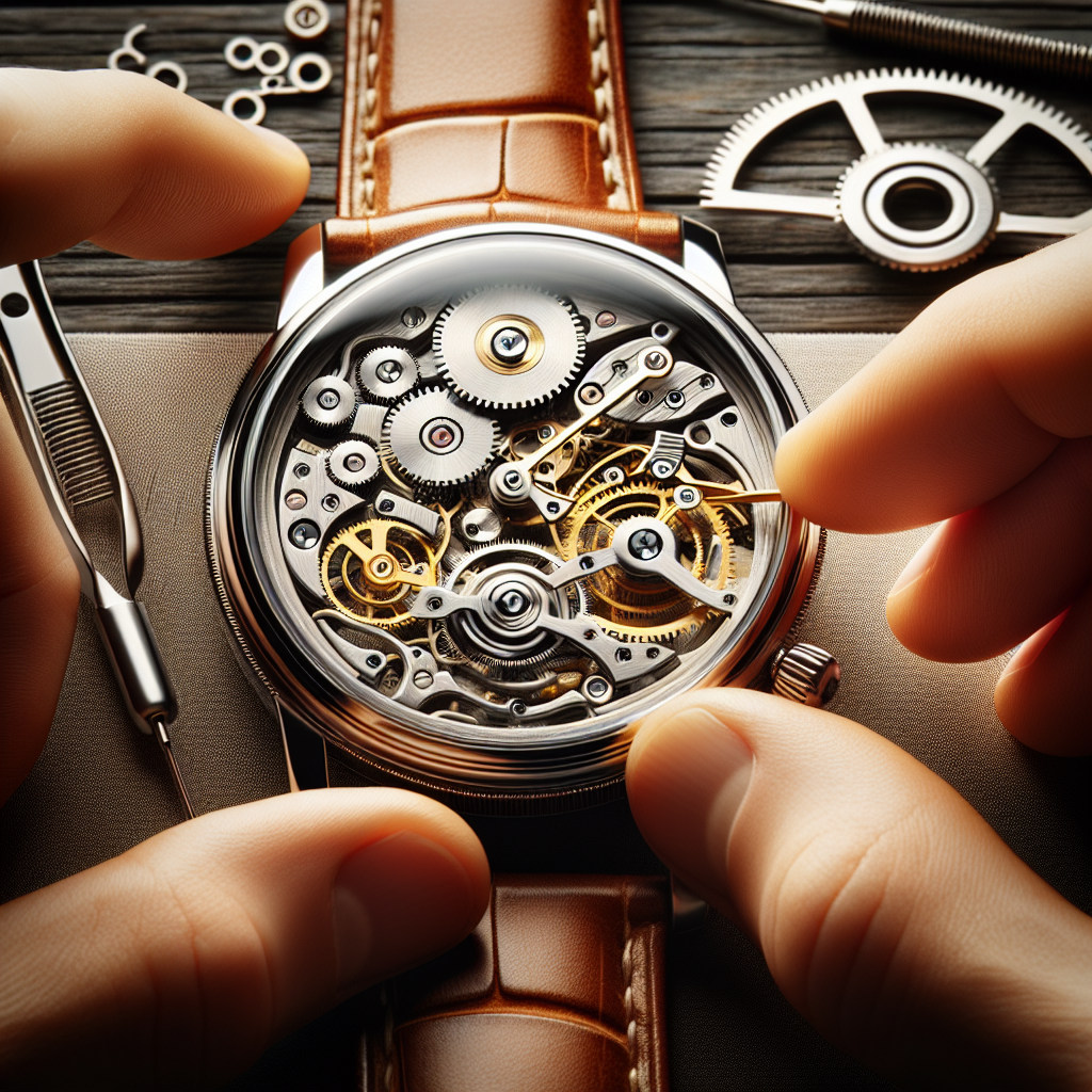 Balancier montre macro