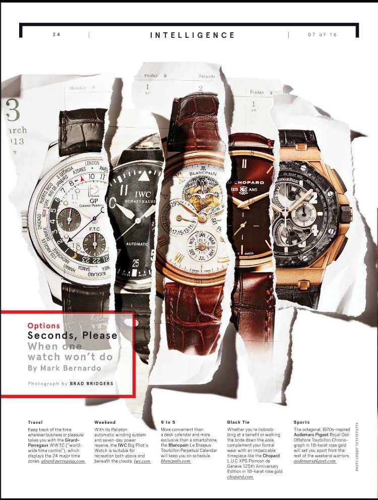 Magazine horloger luxe