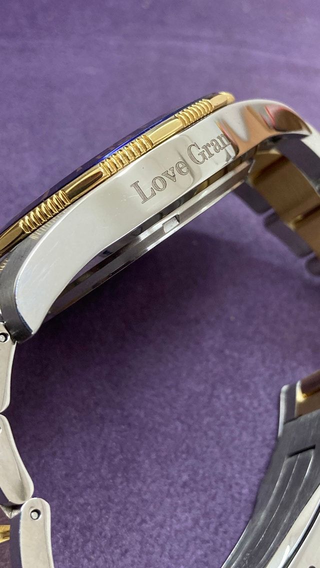 Gravure montre personnalisée