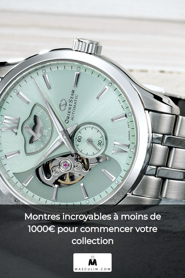 montre homme 1000 euros