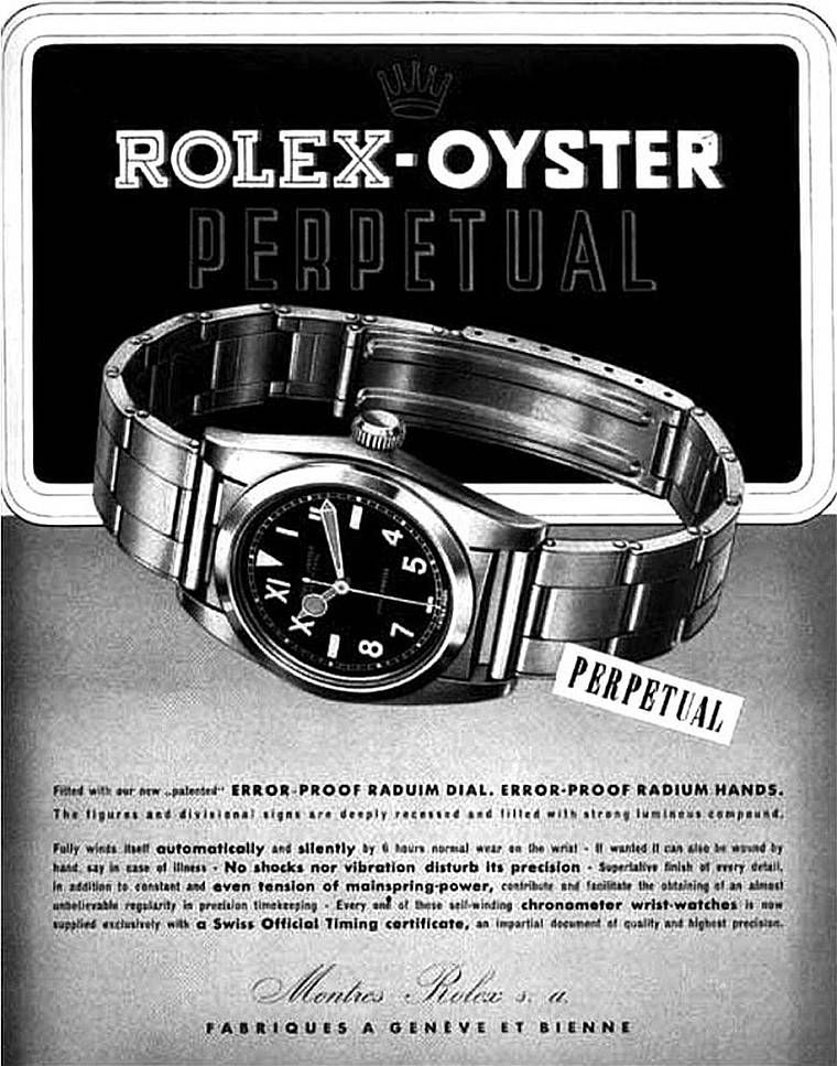 Rolex vintage authentique