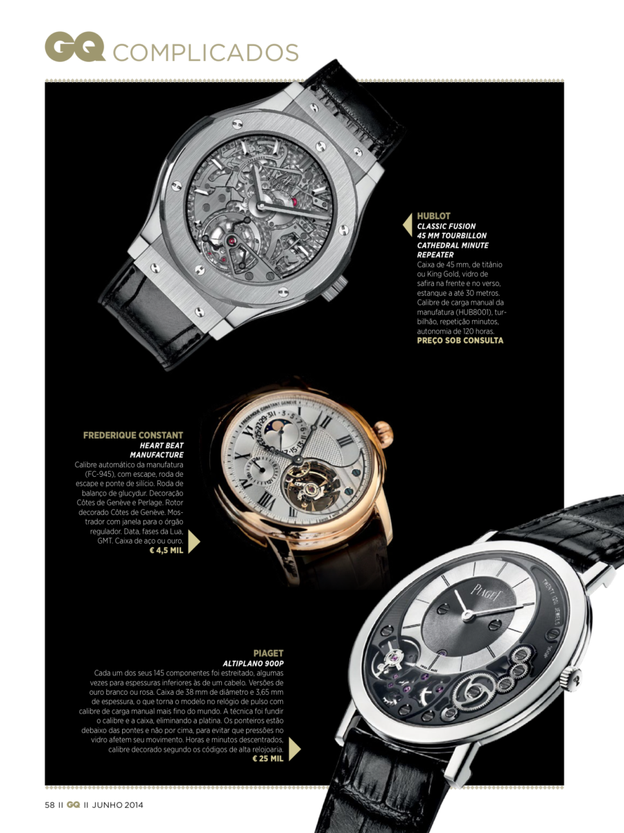 Magazine horloger luxe