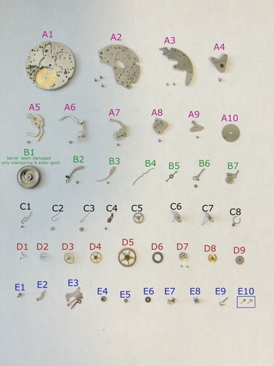 Mouvement montre mécanique