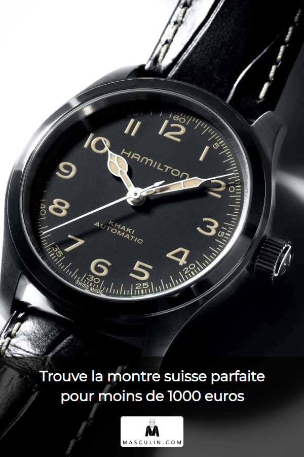 montre homme 1000 euros