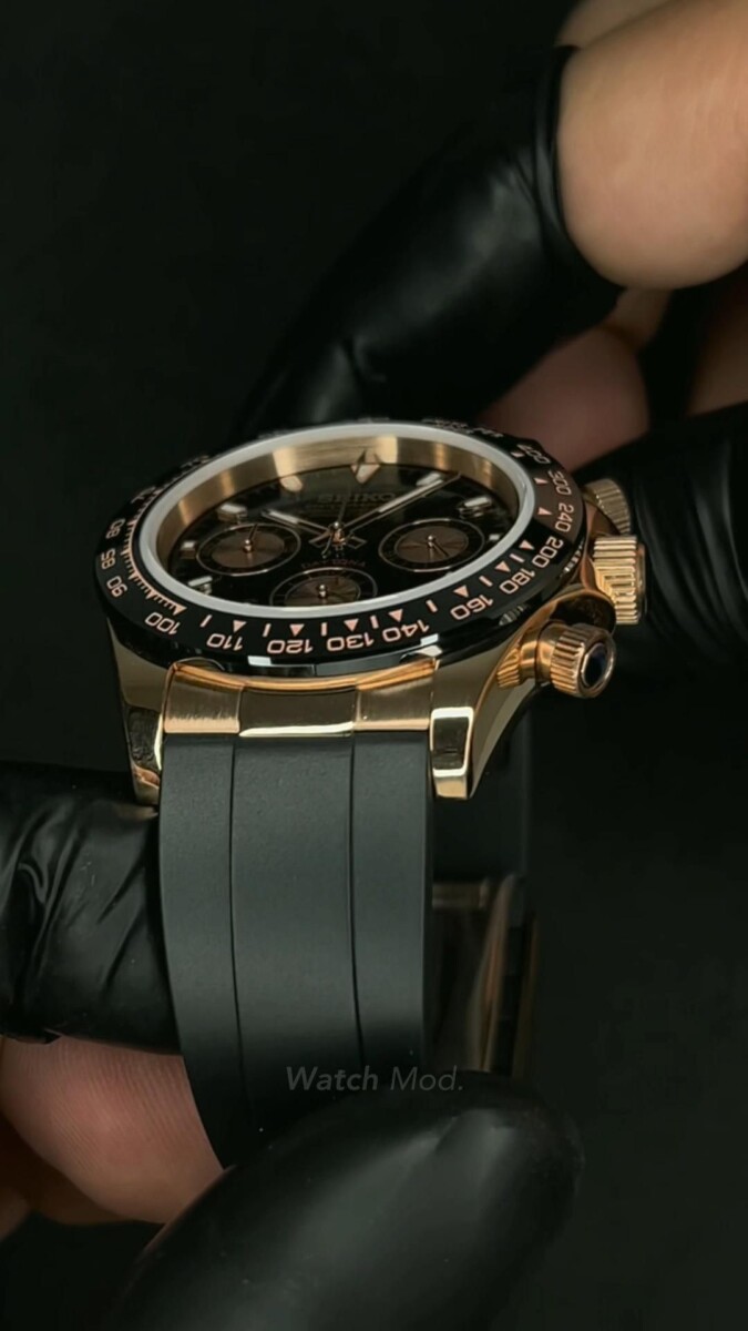 Montre full black homme